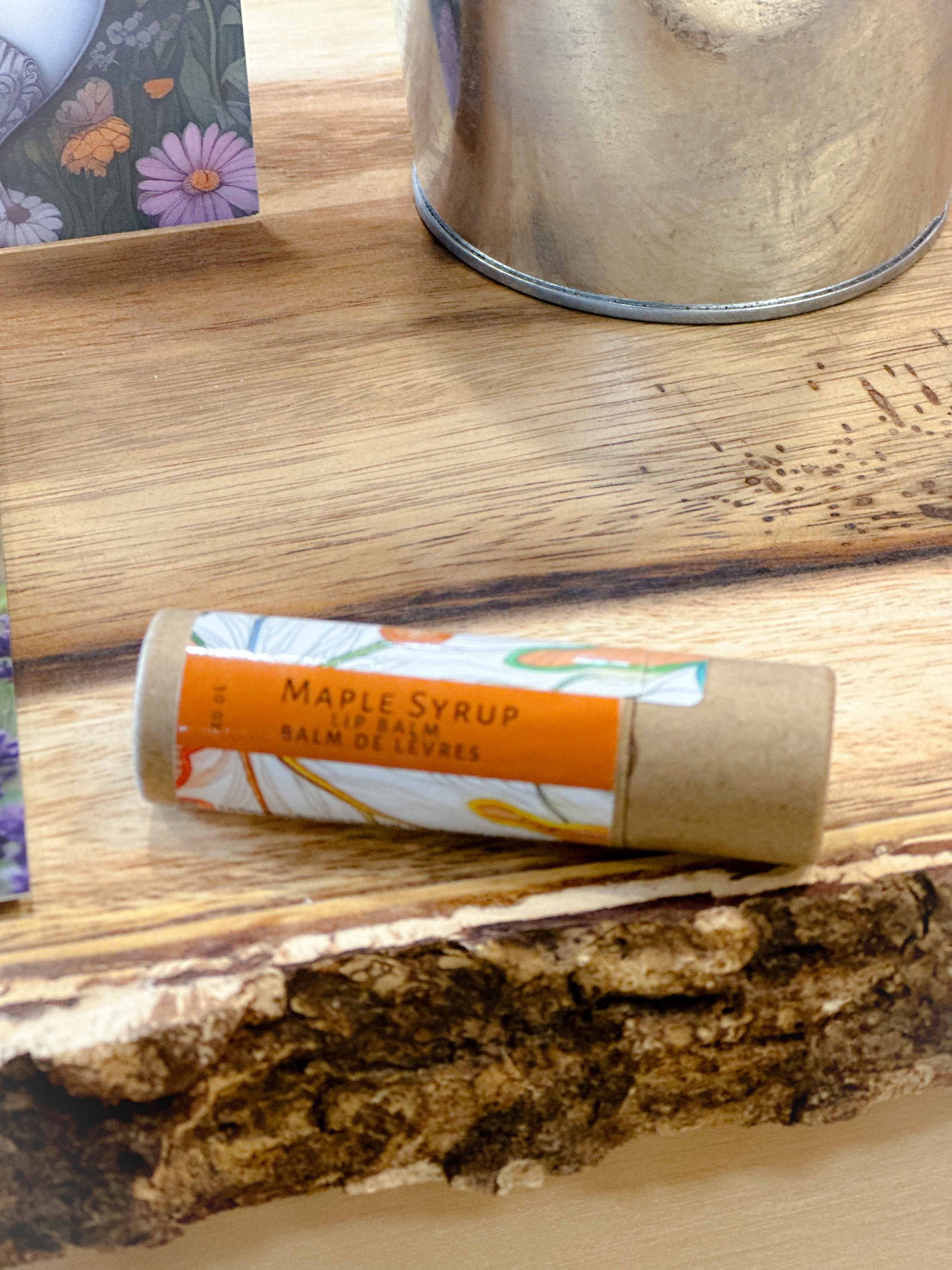 Maple lip balm
