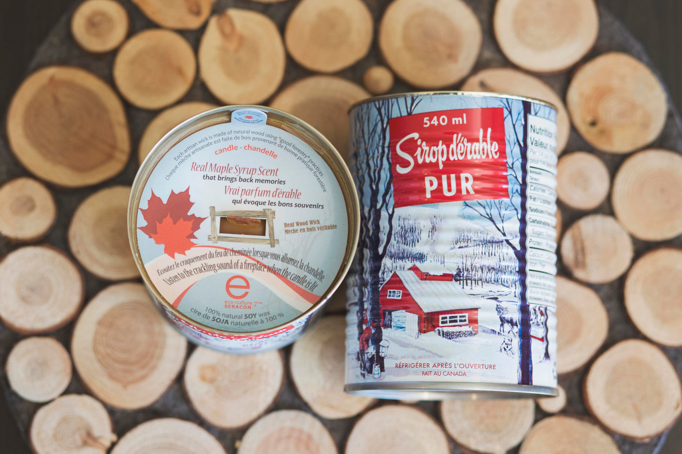 Maple Candle/ Chandelle à l'érable