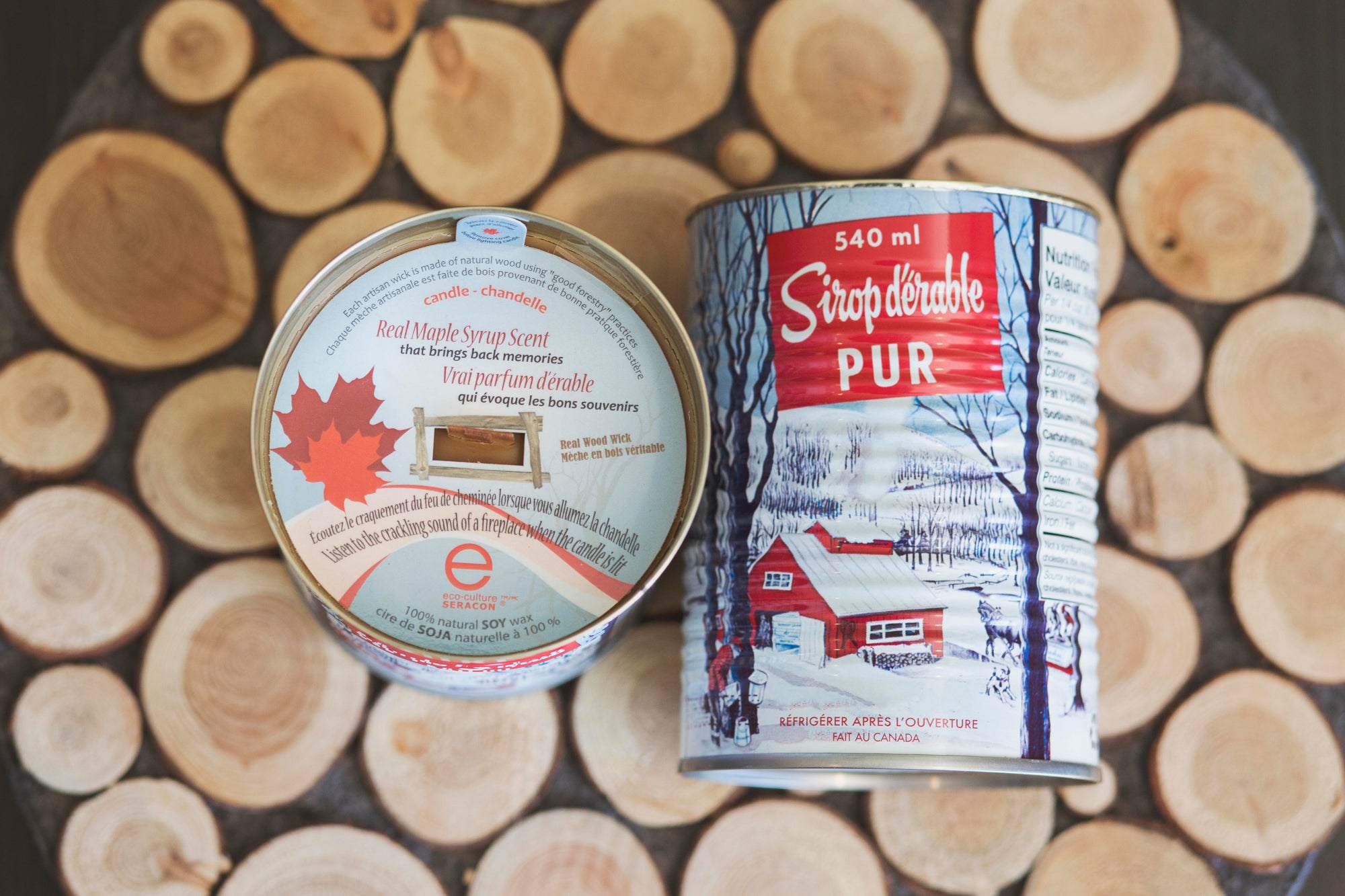 Maple Candle/ Chandelle à l'érable